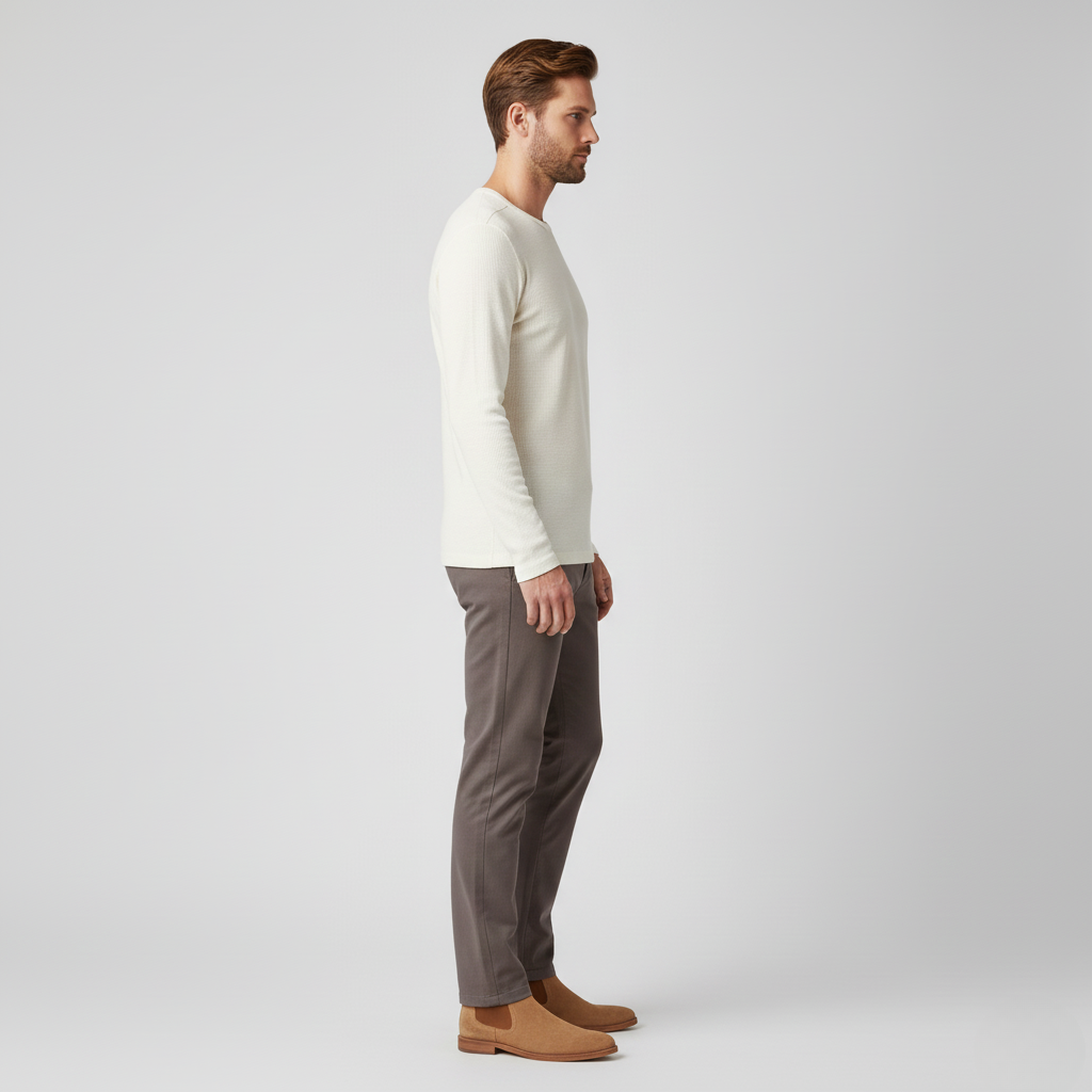 Men's Waffle-Knit Top