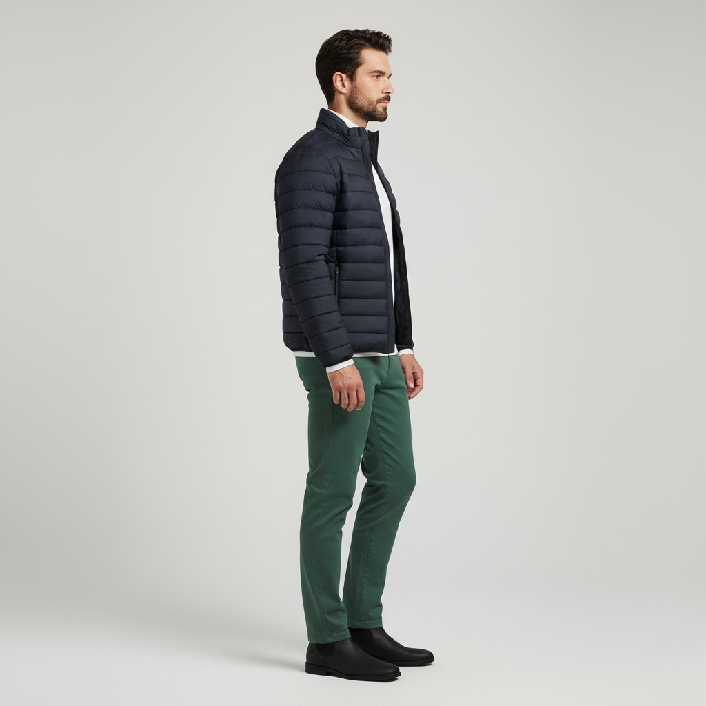 Men's Quilted Puffer Jacket