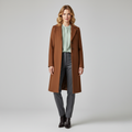 Women's Camel Tailored Coat