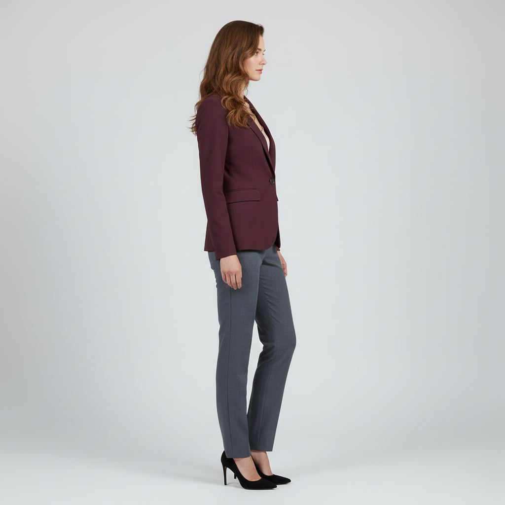 Women's Tailored One-Button Blazer