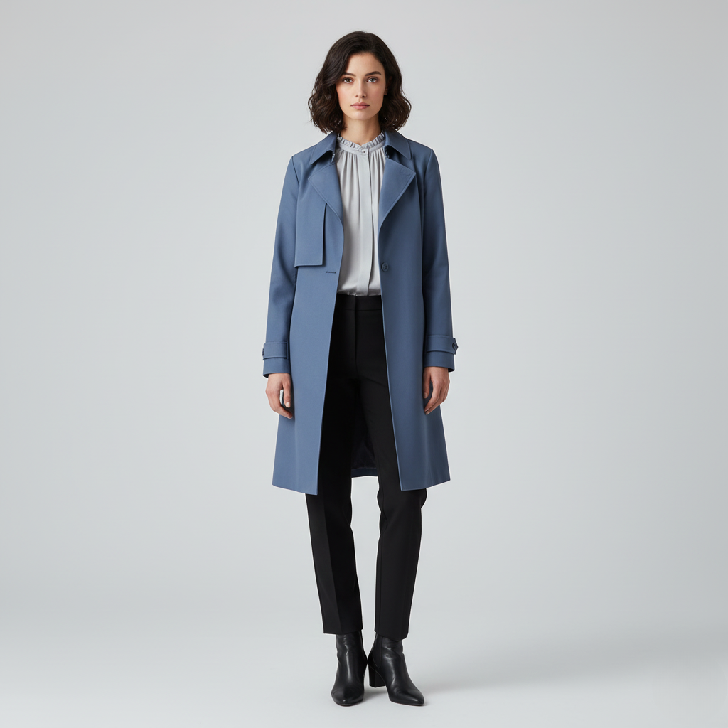 Women's Belted Trench Coat