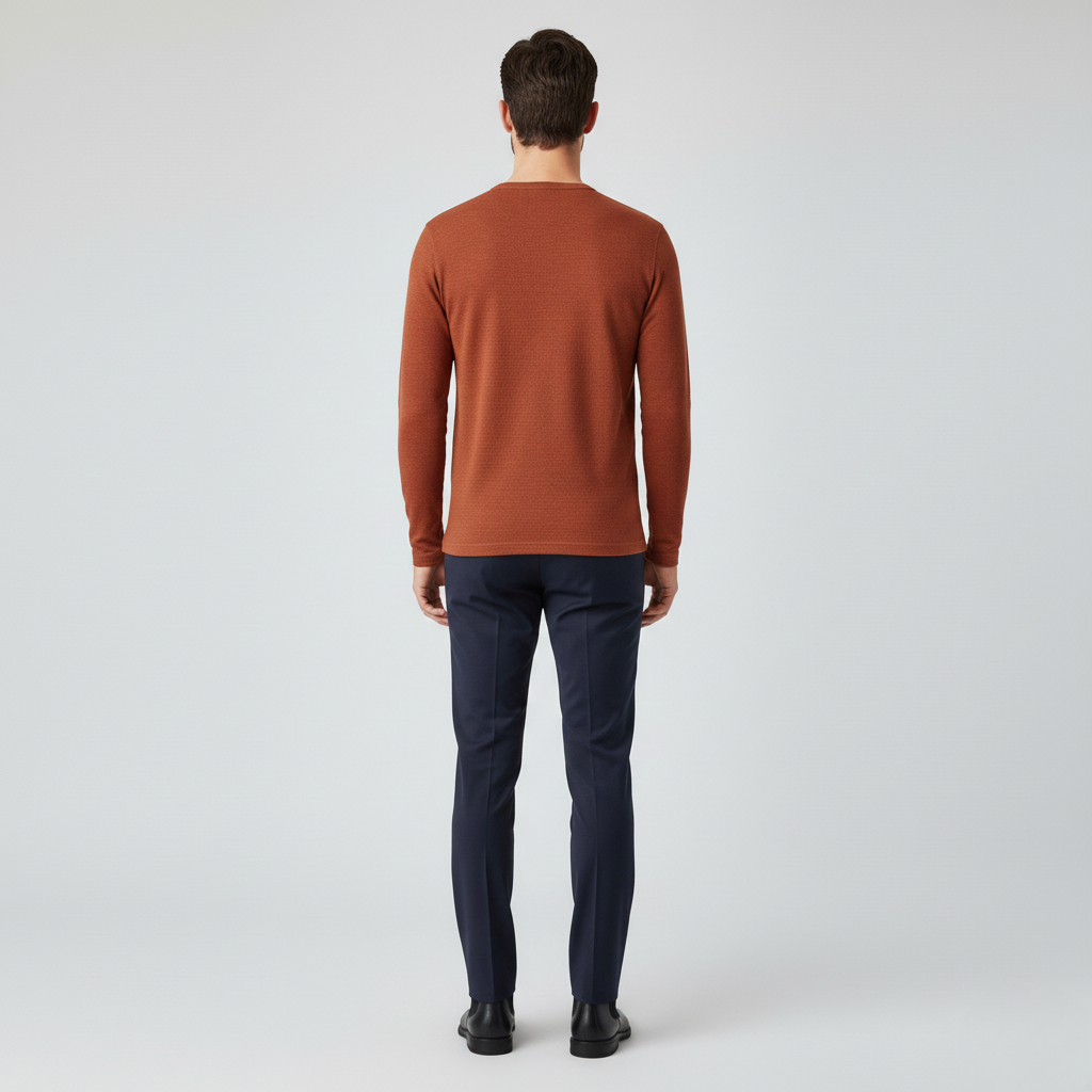 Men's Long-Sleeve Knit Tee