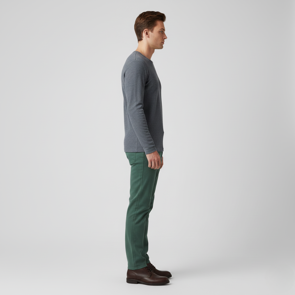 Men's Crewneck Knit Shirt
