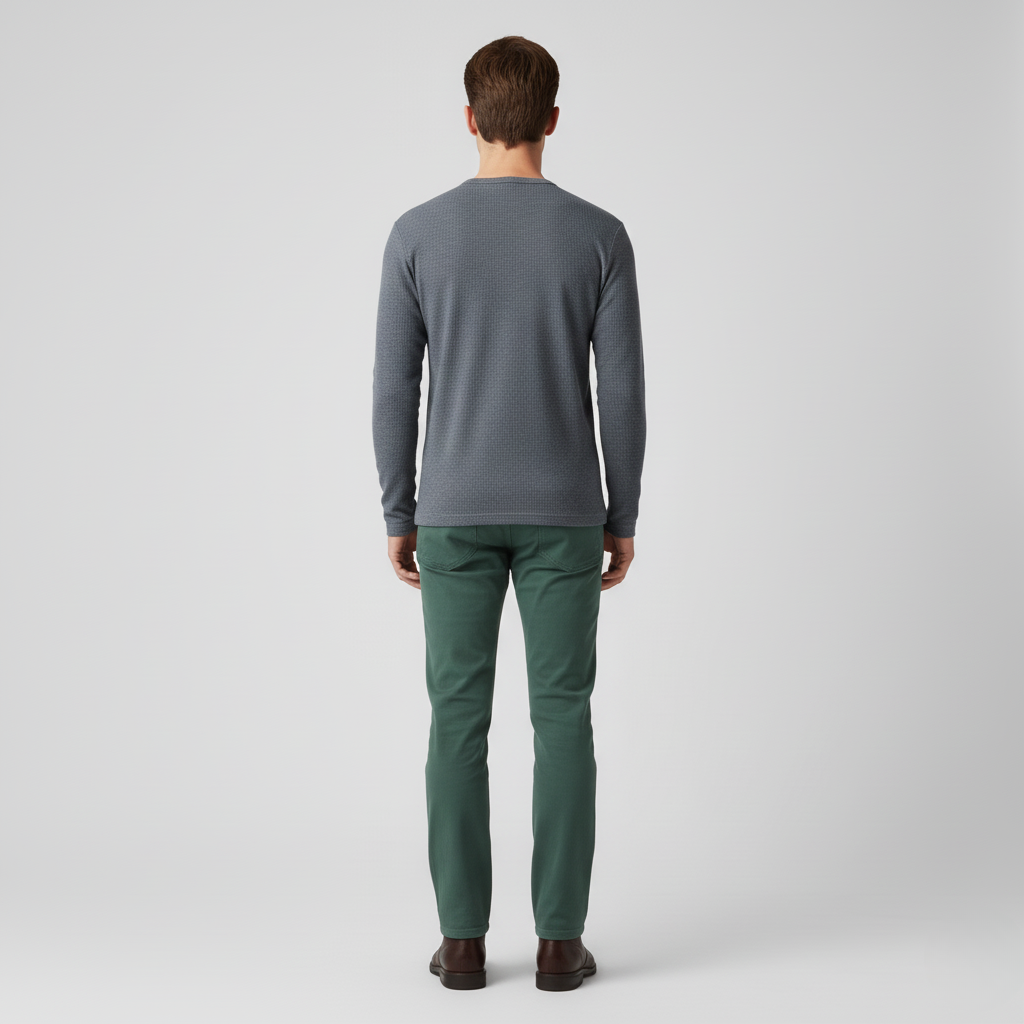 Men's Crewneck Knit Shirt
