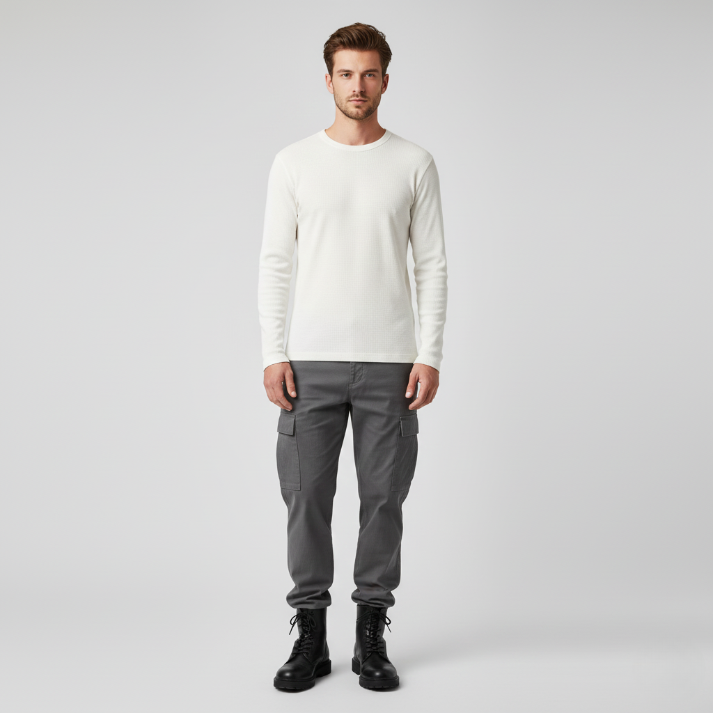 Men's Textured Knit Top