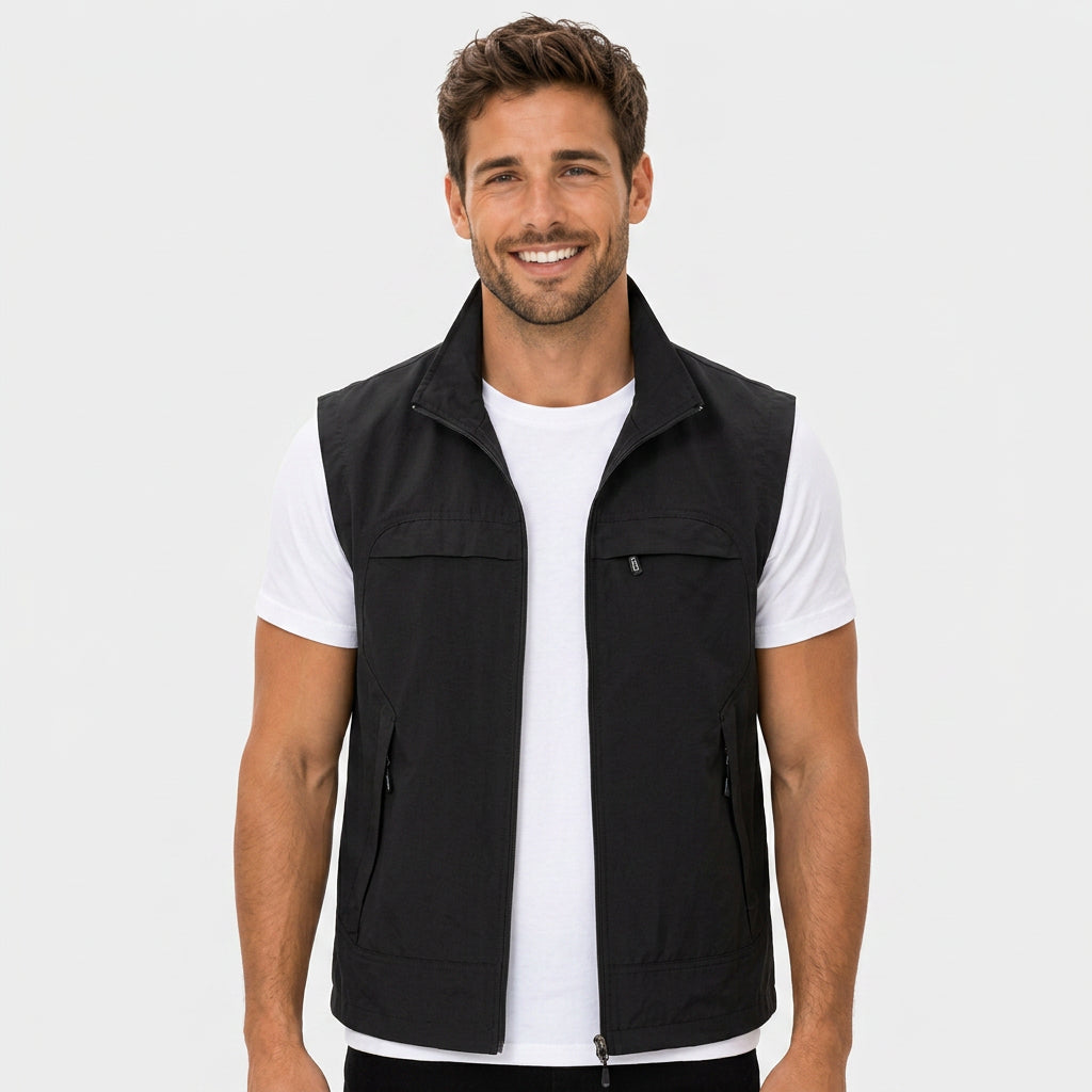 Men’s Zip-Up Utility Vest