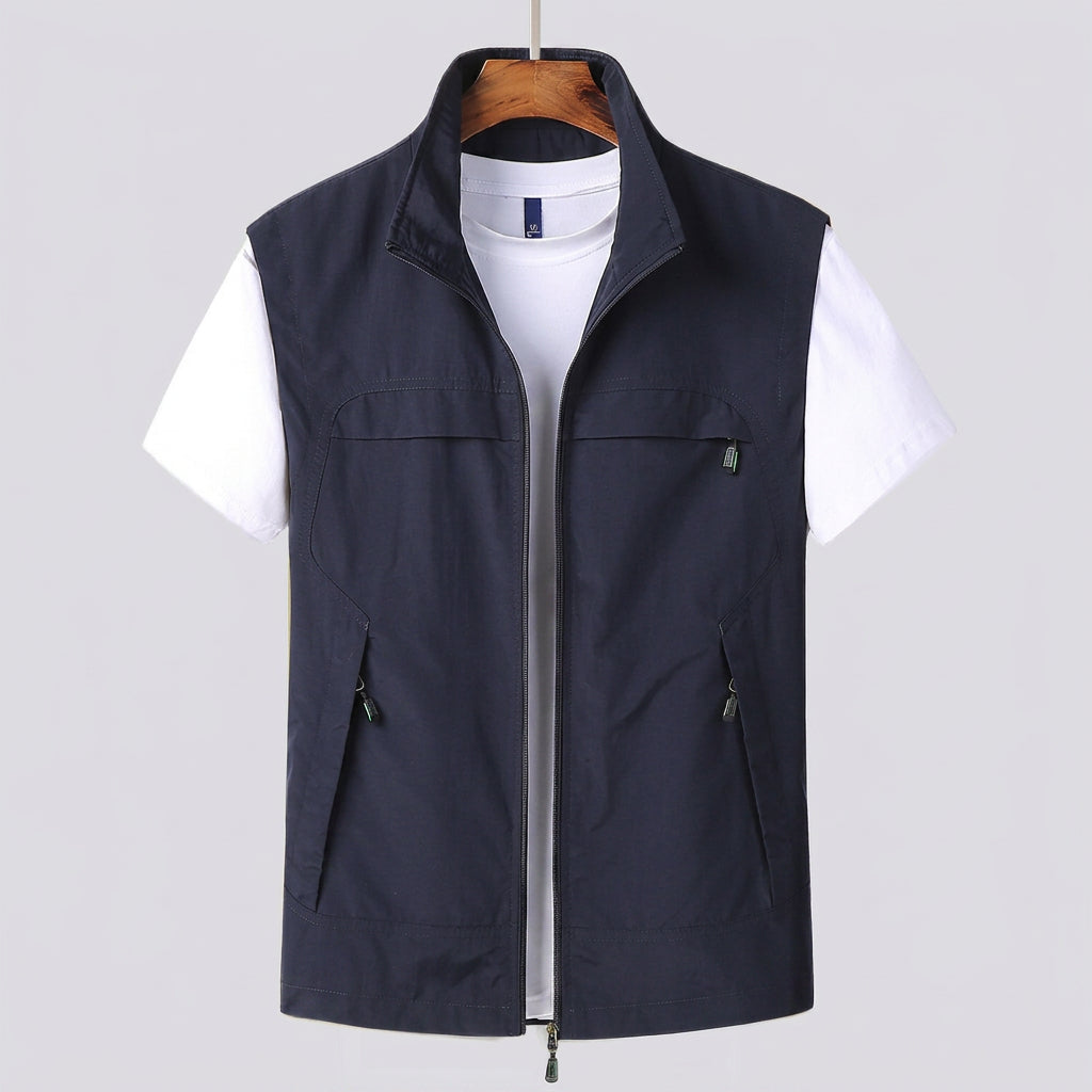 Men’s Zip-Up Utility Vest
