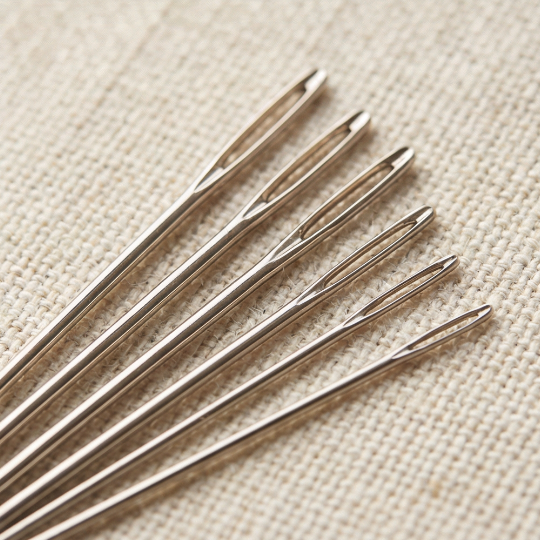 Embroidery Stitch Book DIY Kit with Threads and Needles
