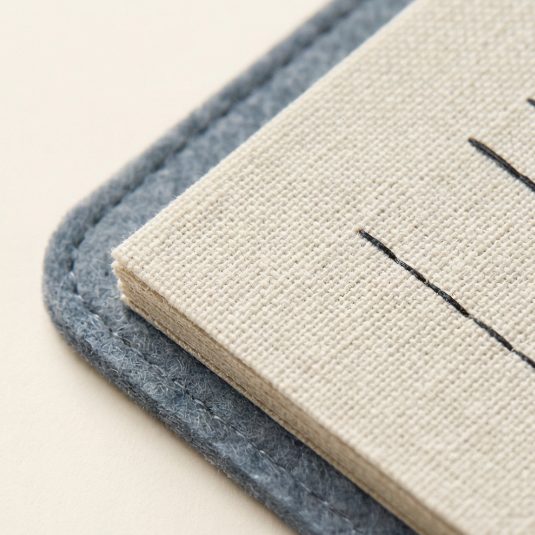 Embroidery Stitch Book DIY Kit with Threads and Needles