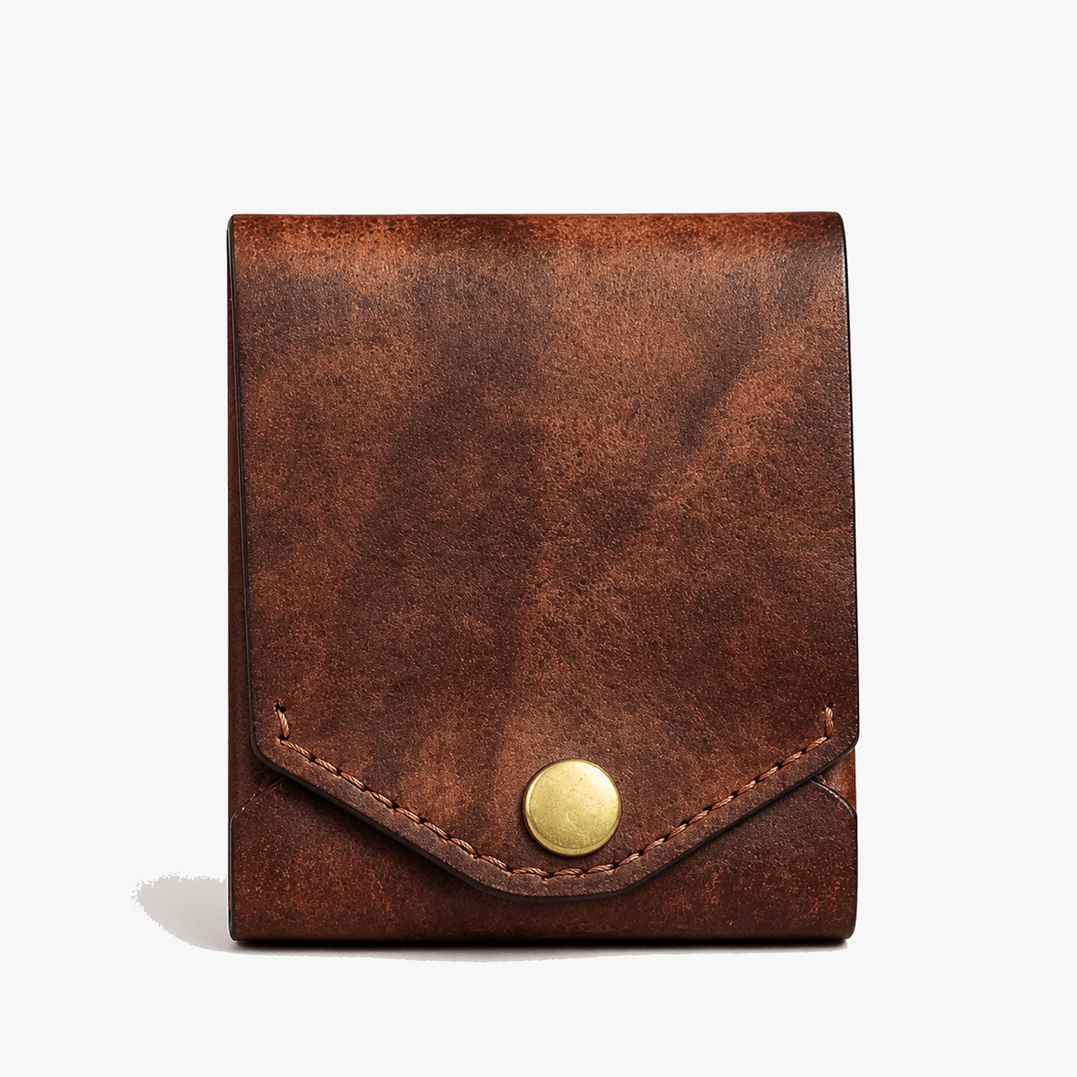 Men’s Vintage Faux Leather Snap Wallet