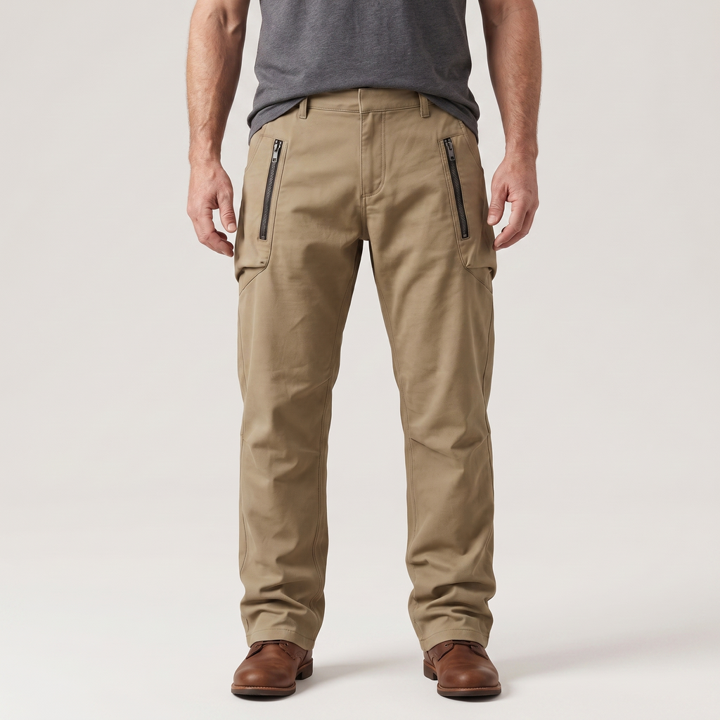 Men’s Outdoor Utility Trousers with Zip Front Pockets