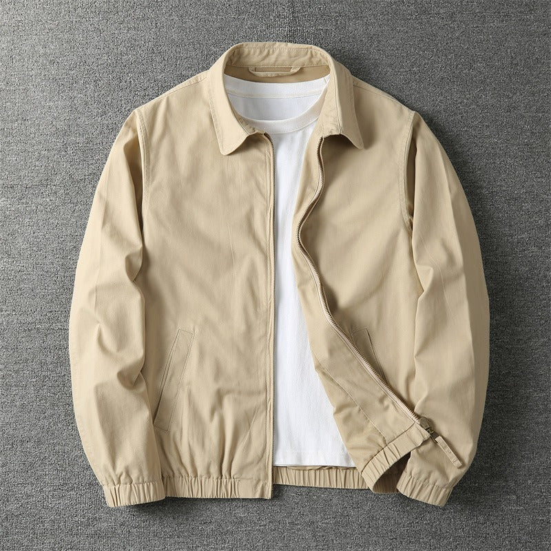 Men’s Classic Collared Zip Jacket