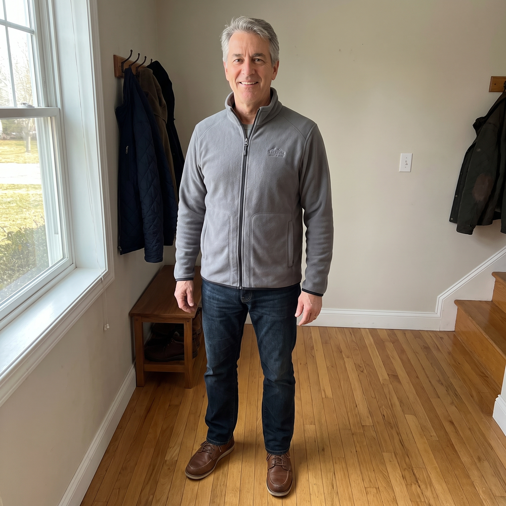 Men’s Full Zip Polar Fleece Jacket