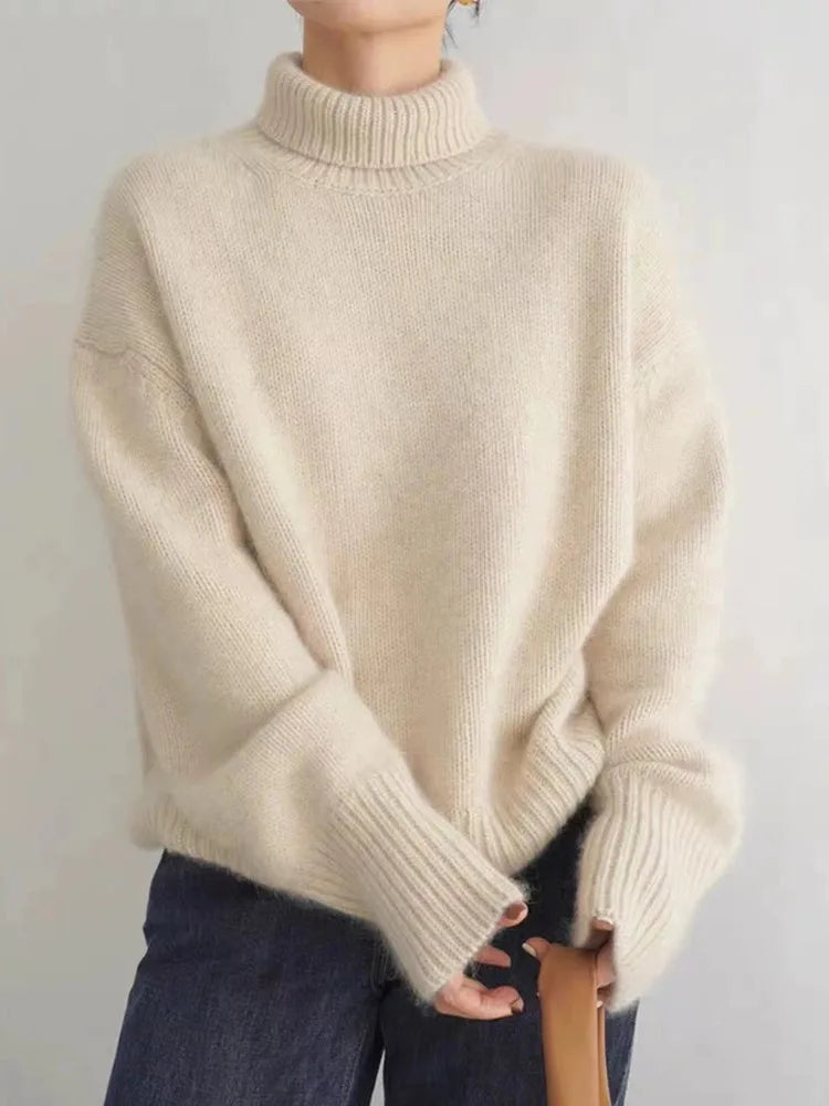 Women’s Oversized Turtleneck Sweater