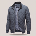 Men’s Diamond Quilted Bomber Jacket