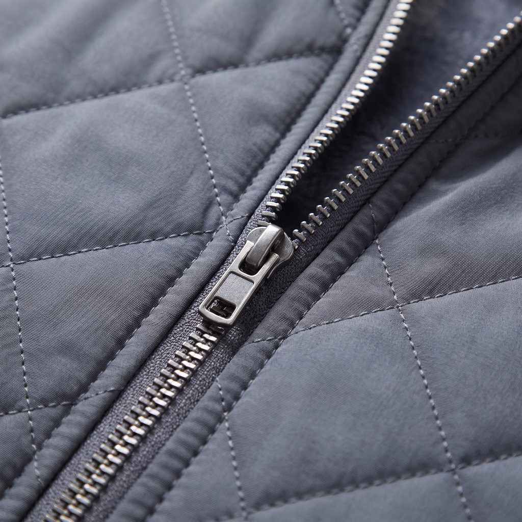 Men’s Diamond Quilted Bomber Jacket