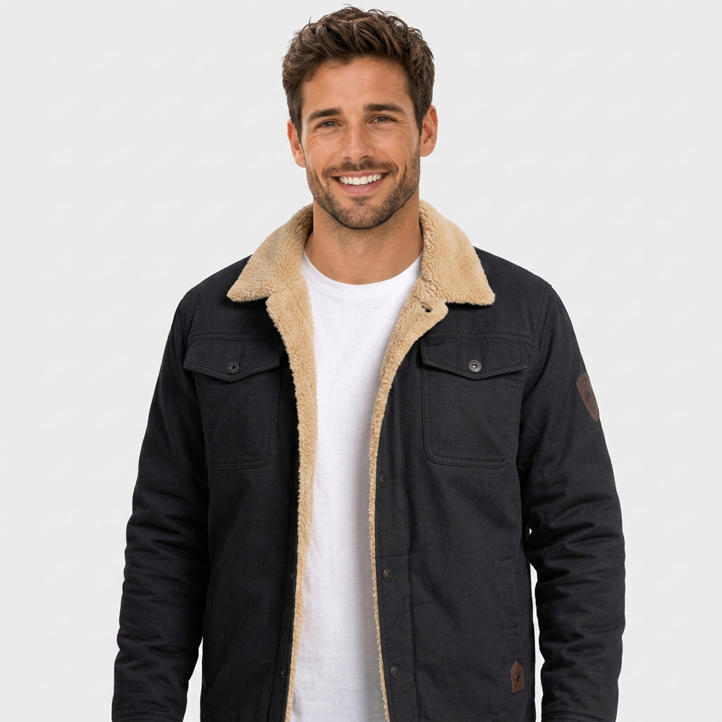 Men Fleece Lined Jacket