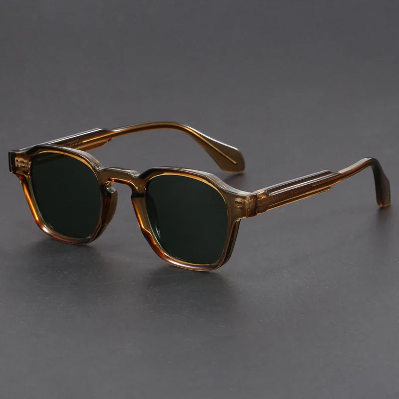 Women's Square Translucent Frame Sunglasses