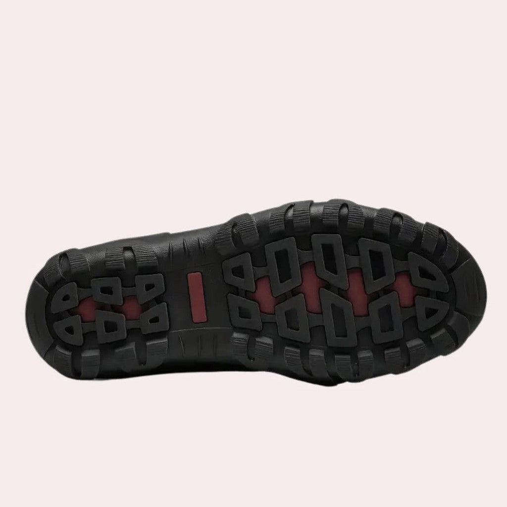 Men’s Quilted Faux Fur Lined Lace-Up Boots