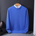 Men's Mock Neck Knit Pullover Sweater