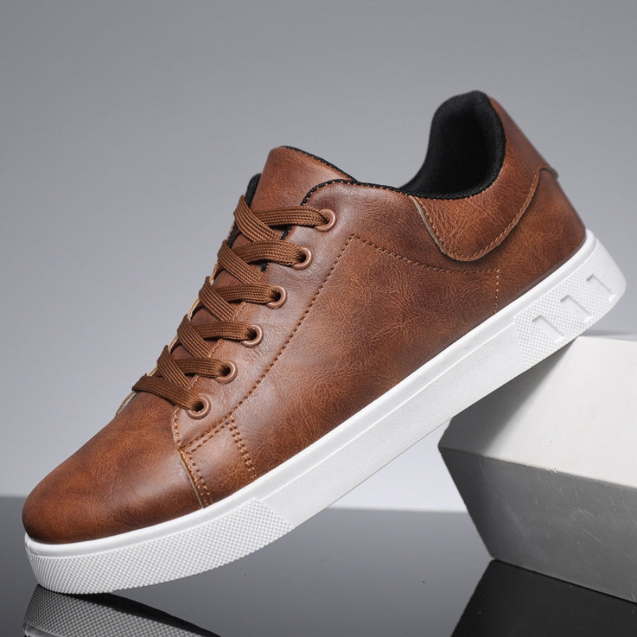 Men's Lace-Up Low-Top Court Sneakers