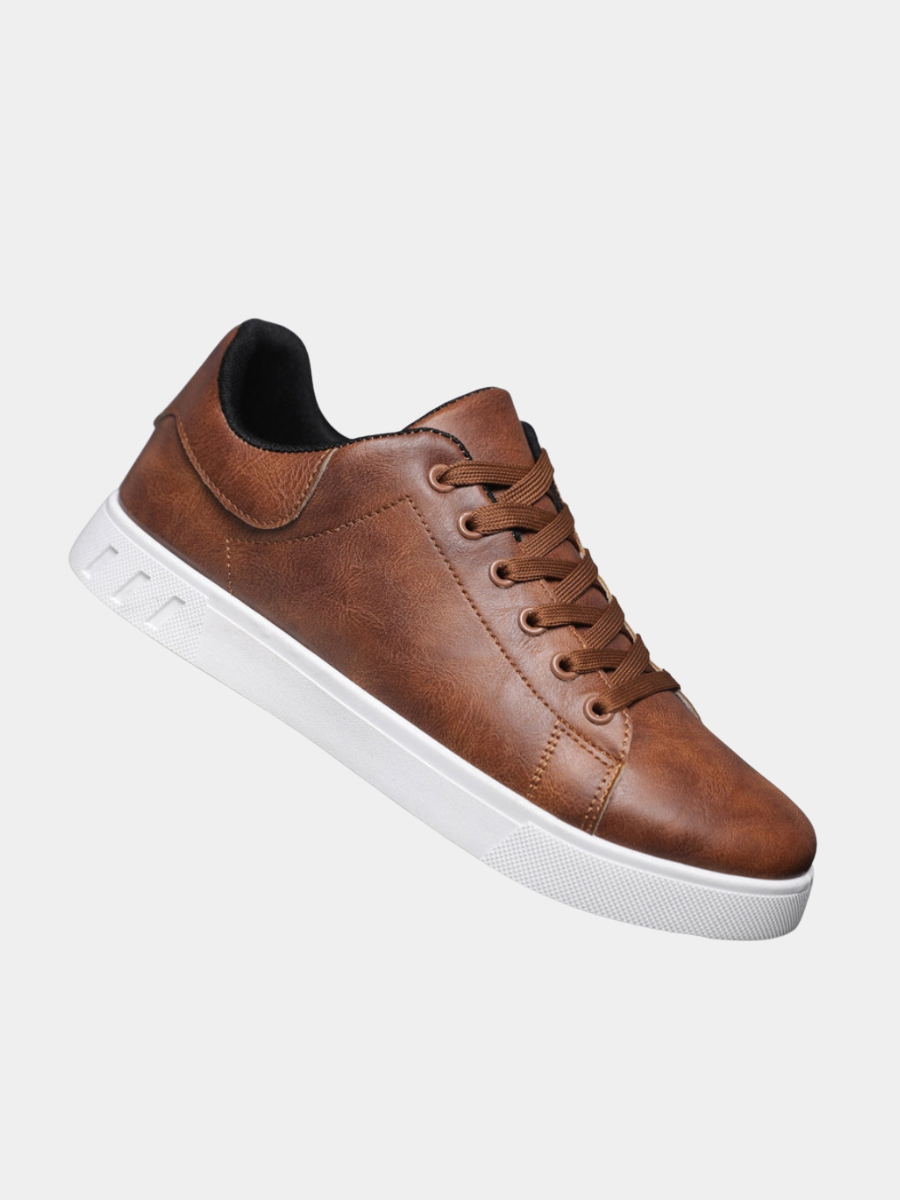 Men's Lace-Up Low-Top Court Sneakers