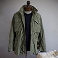 Men's Vintage-Style Field Jacket with Drawstring Waist