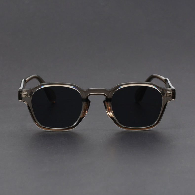 Women's Square Translucent Frame Sunglasses