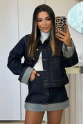 Women's Cropped Denim Jacket
