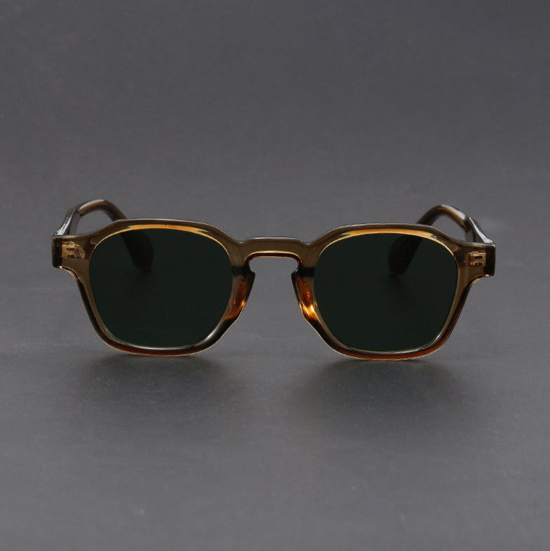 Women's Square Translucent Frame Sunglasses