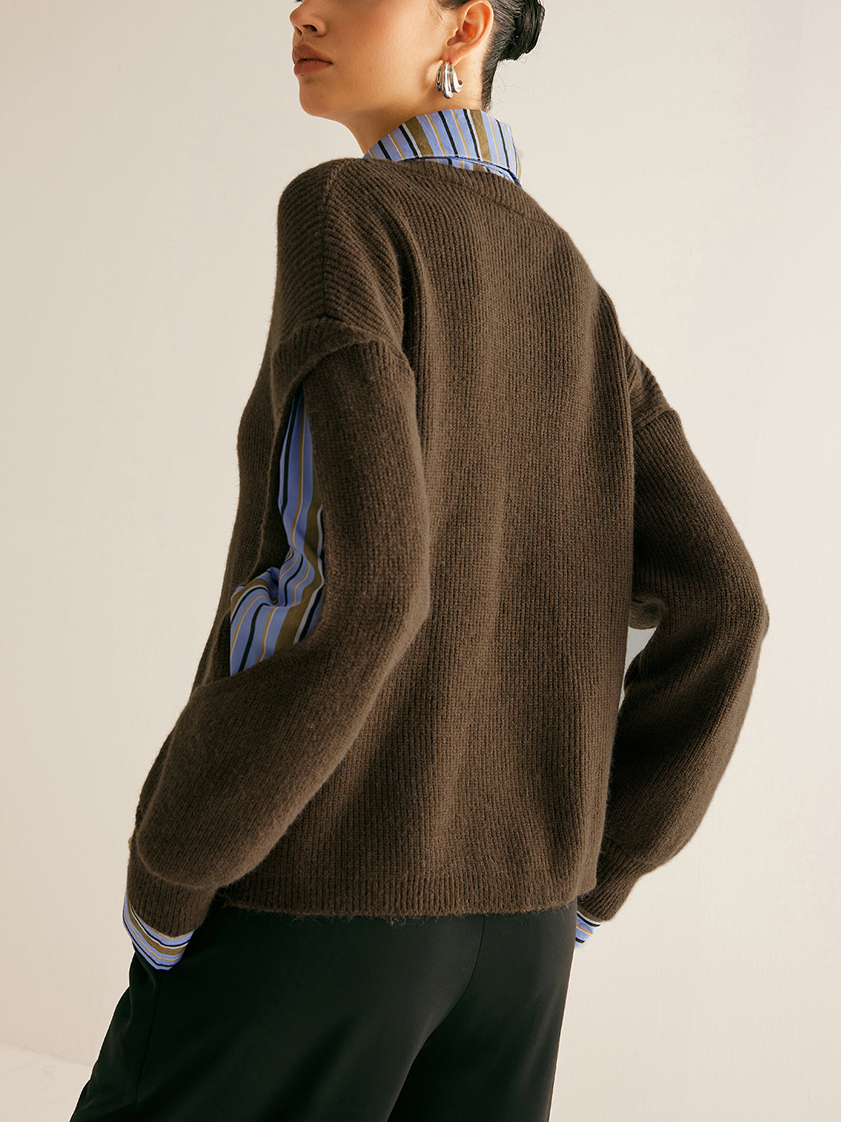 Women’s Layered Look Knit Sweater
