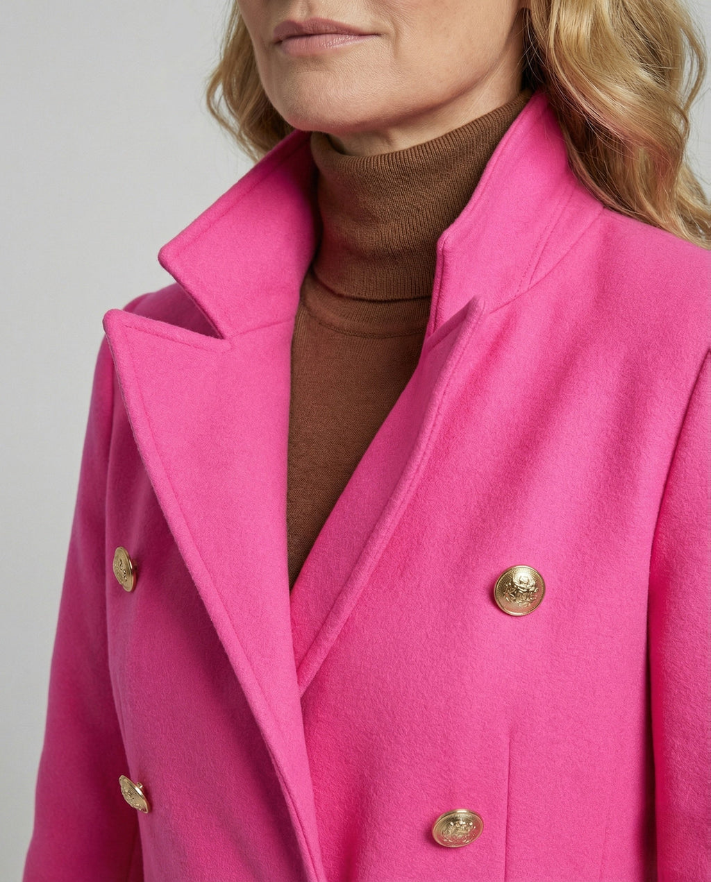 Women’s Double-Breasted Longline Coat