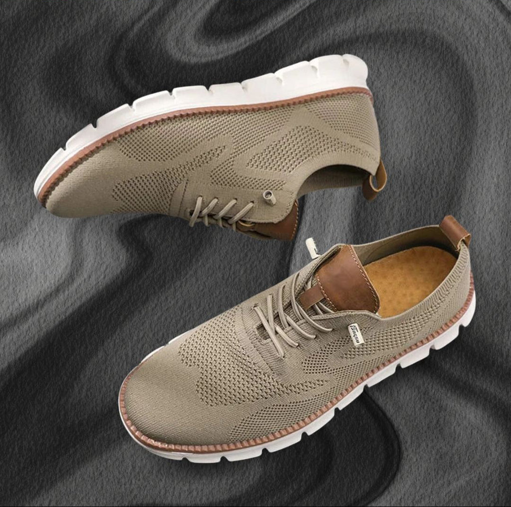Men's Breathable Knit Oxford Sneakers