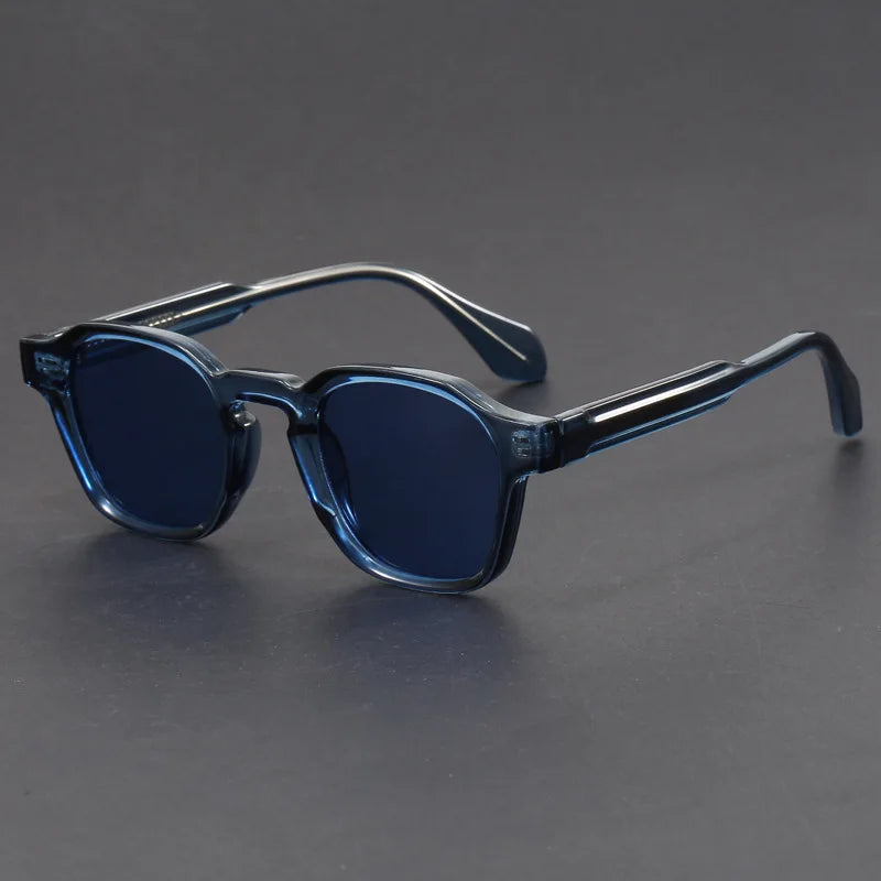 Women's Square Translucent Frame Sunglasses