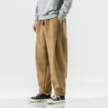 Men's Sherpa Fleece Jogger Pants with Contrast Drawstring