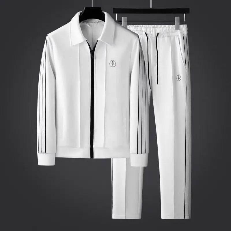Men's Two-Piece Track Jacket and Jogger Set