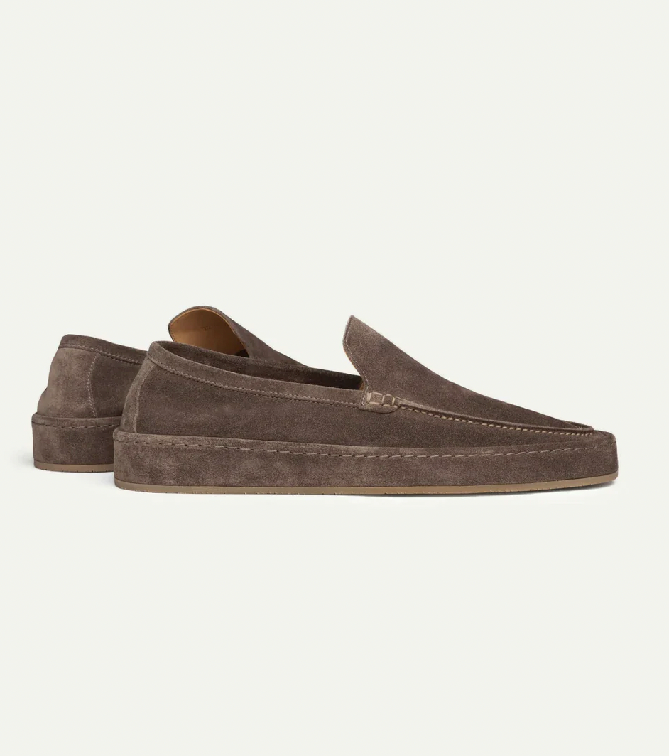 Men's Faux Suede Slip-On Loafers
