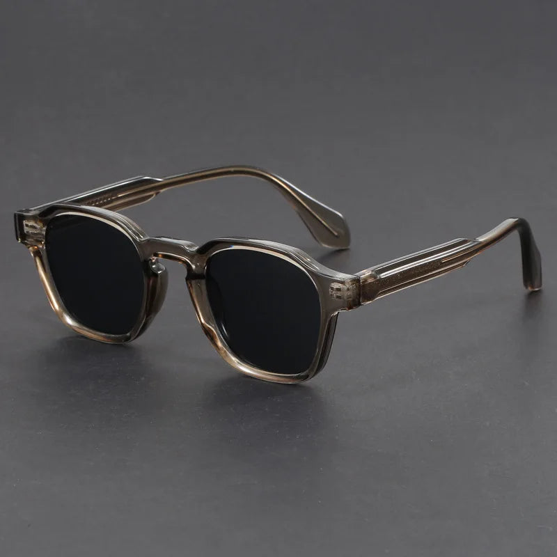 Women's Square Translucent Frame Sunglasses