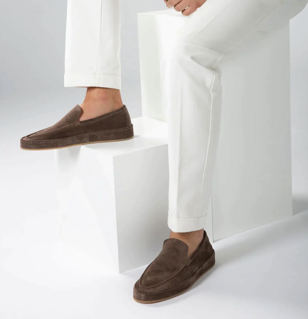 Men's Faux Suede Slip-On Loafers