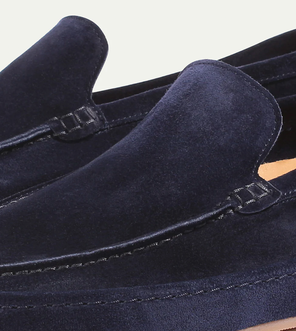 Men's Faux Suede Slip-On Loafers