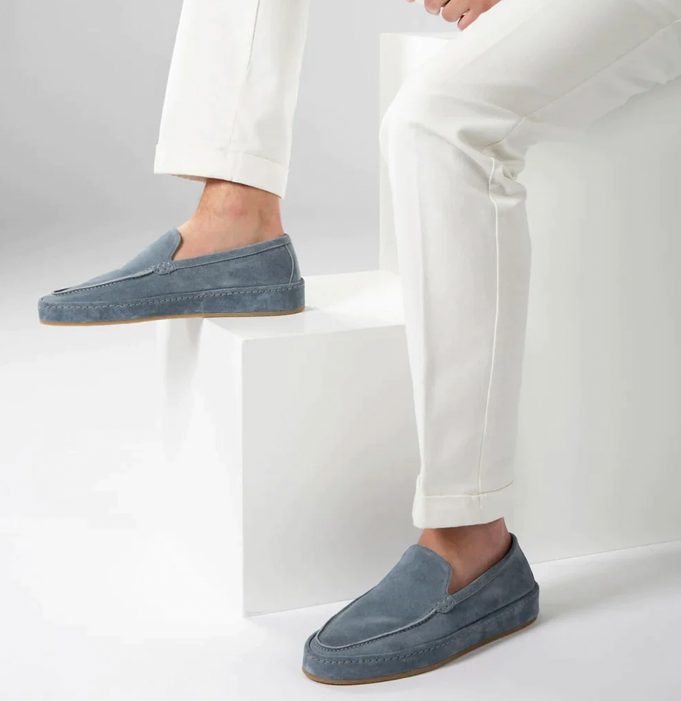 Men's Faux Suede Slip-On Loafers