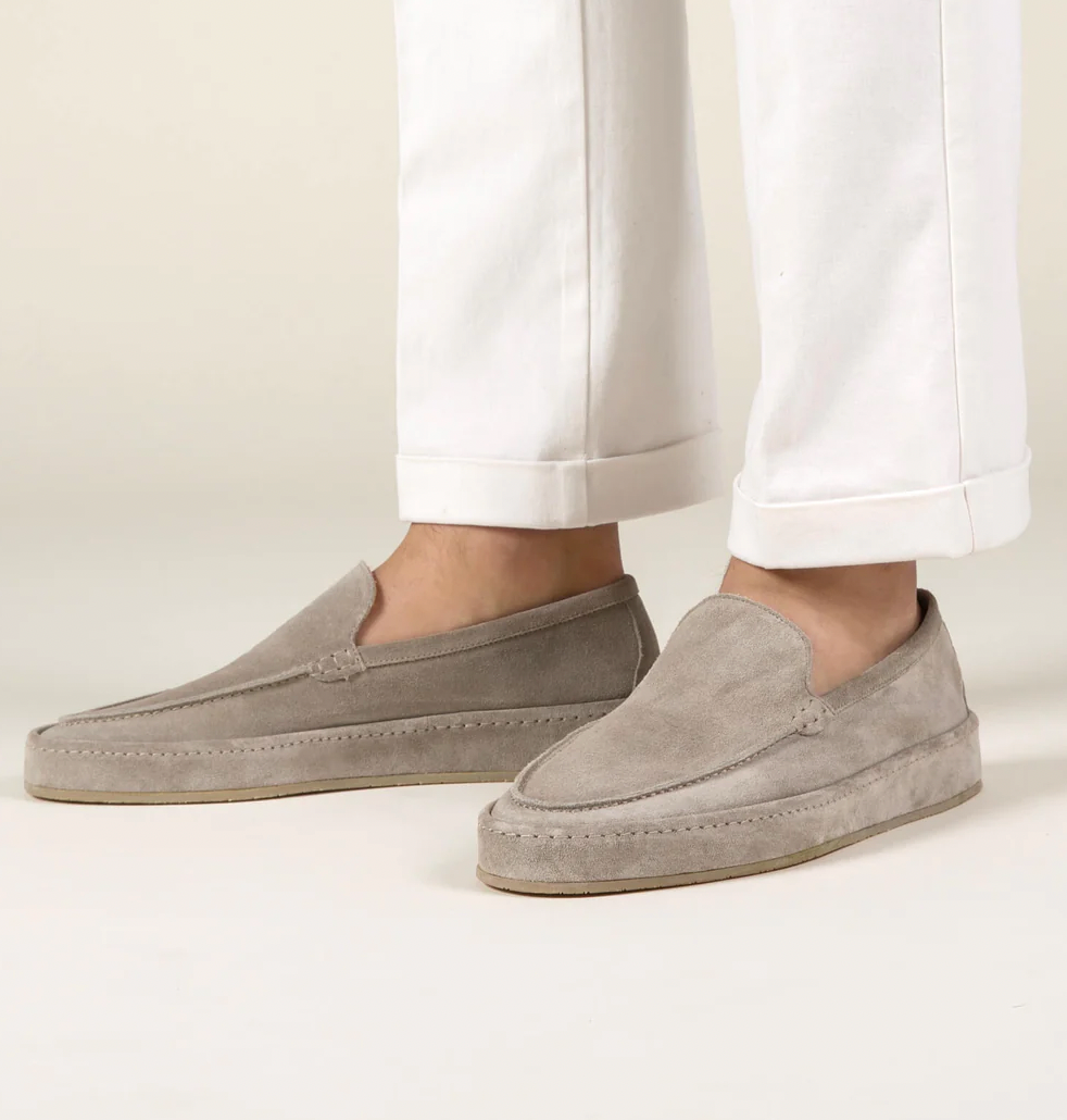 Men's Faux Suede Slip-On Loafers
