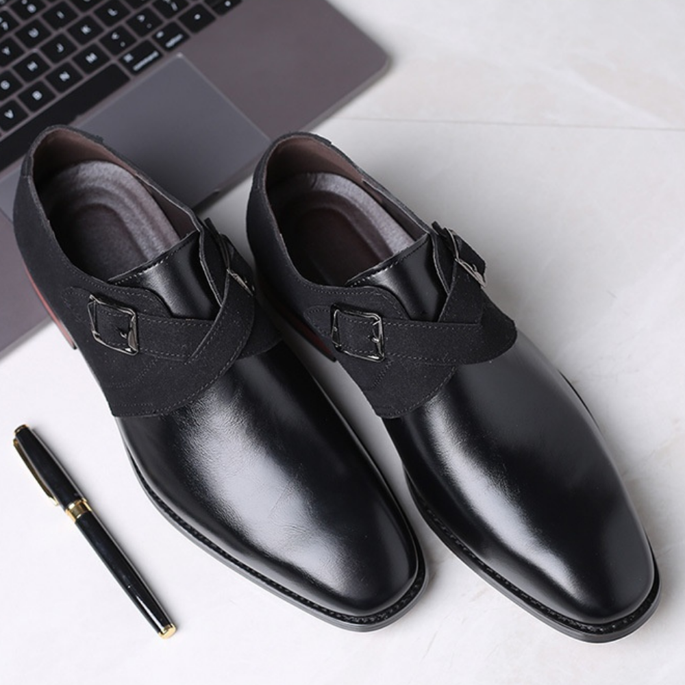 Men's Two-Tone Monk Strap Dress Shoes