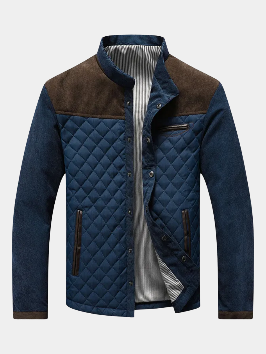 Men's Diamond Quilted Jacket