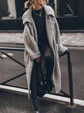 Women's Oversized Longline Chunky Knit Cardigan