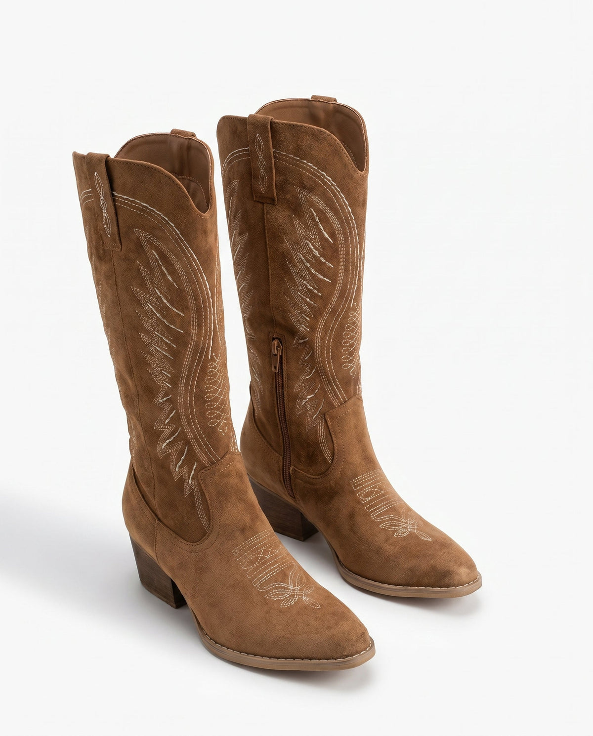Women's Embroidered Western Knee-High Cowboy Boots