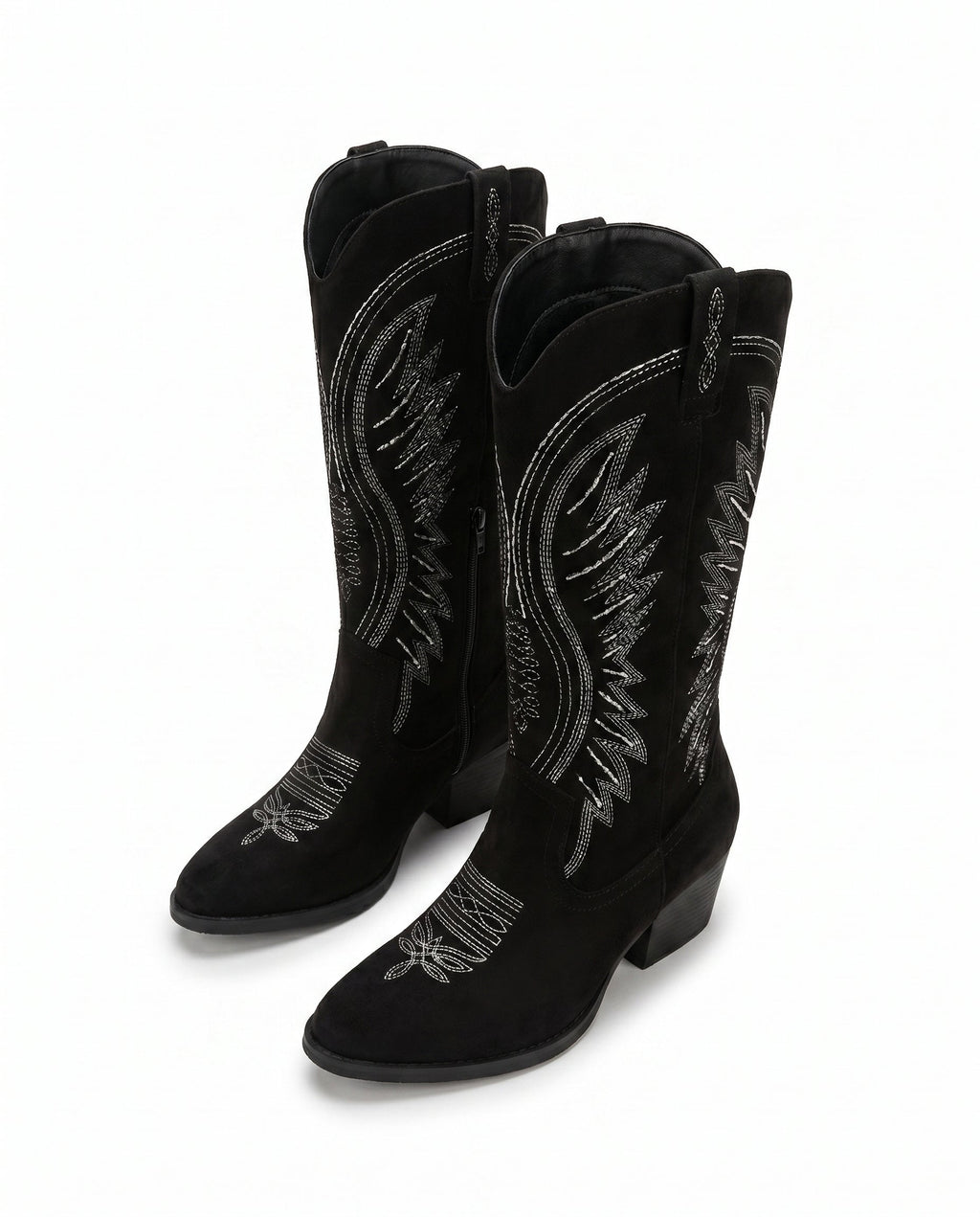 Women's Embroidered Western Knee-High Cowboy Boots