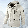 Men's Multi-Pocket Windbreaker Jacket with Stand Collar