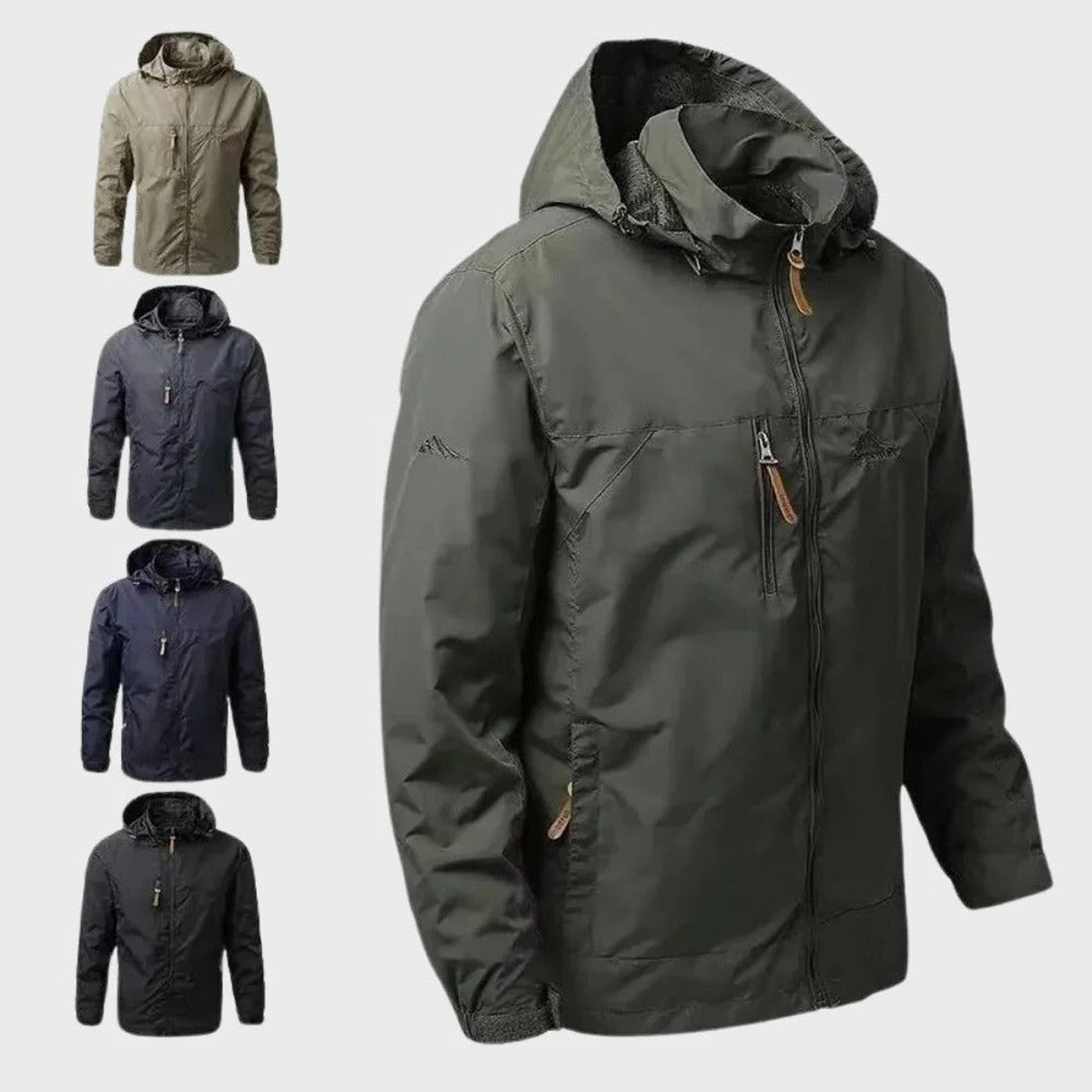 Men’s Hooded Lightweight Outdoor Windbreaker Jacket
