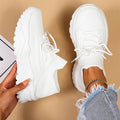 Women's Knit Sock Sneakers with Chunky Platform Sole